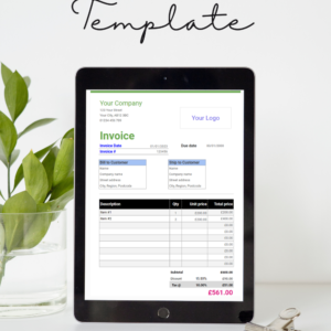 digital invoice template